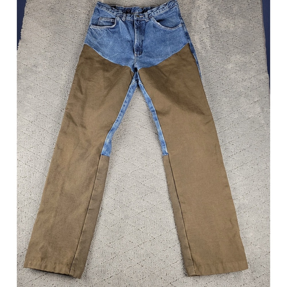 Wrangler Jeans Mens 34x36 Blue Brush Guard Progear Straight Leg Workwear Hunting